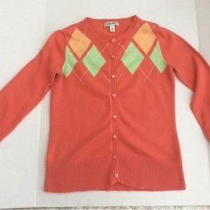 Women’s Argyle cardigan